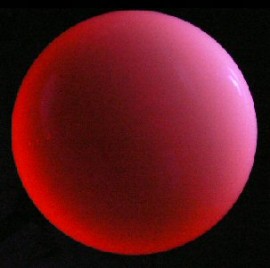 76mm Fire UV Acrylic Ball (2.99 inch)