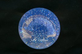 70mm Glitter UV Acrylic Ball (2.75  inch)