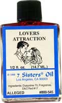 LOVERS-ATTRACTION 7 Sisters Oil