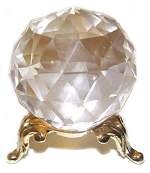 50mm faceted crystal ball